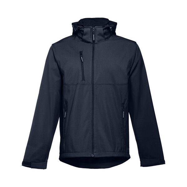 Herren SoftShell, mit abnehmbarer Kapuze Minatin