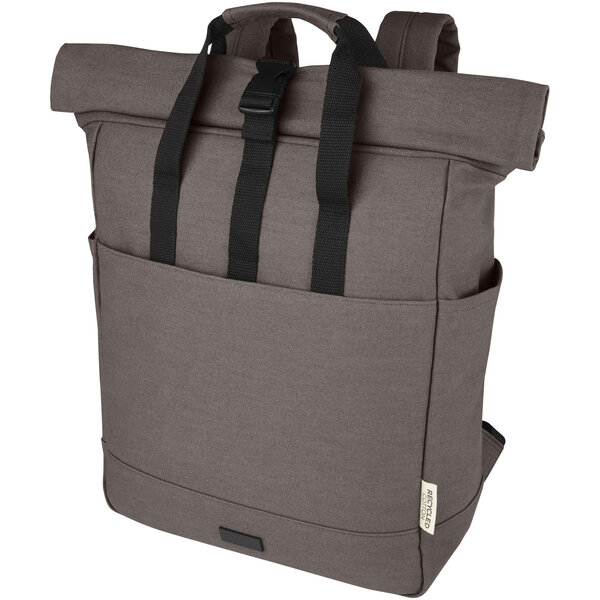 15" GRS Rolltop Laptop-Rucksack aus recyceltem Canvas 15 L - Luri