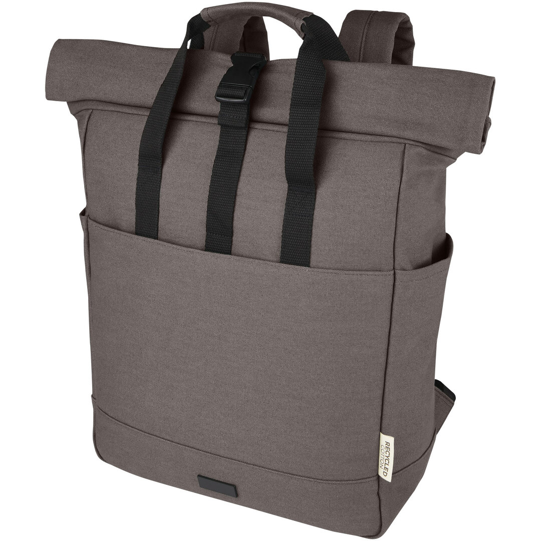 15" GRS Rolltop Laptop-Rucksack aus recyceltem Canvas 15 L - Luri
