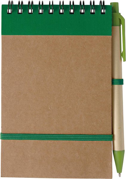 Notizbuch aus recyceltem Karton Held