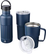 Recycelter Edelstahl-Trinkbecher mit doppelter Wand (500 ml) Walurix