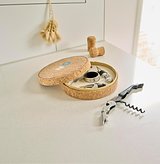 Weinset Dichan | Kunstleder mit Korkoptik | 4 St.