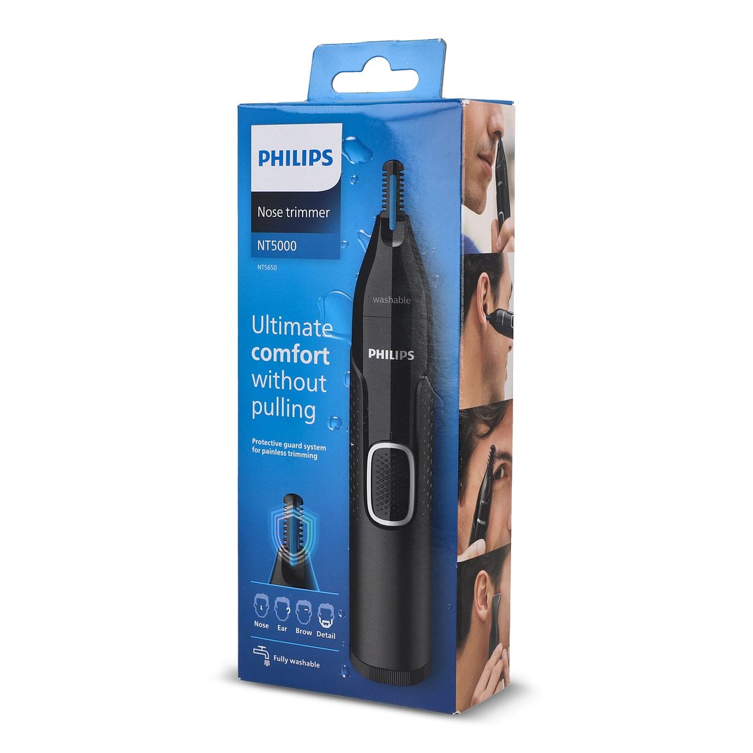 Philips Nasen-, Ohren- und Augenbrauentrimmer mit 5 Zubehörteilen Mensepen