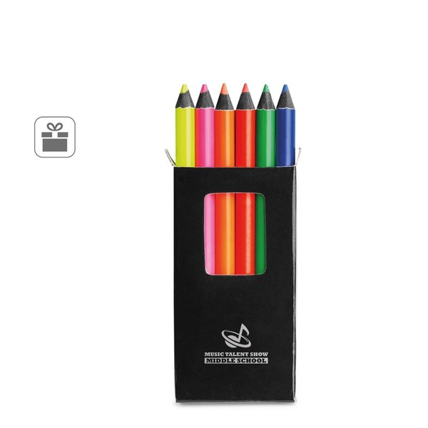 Buntstift Schachtel mit 6 Buntstiften Sarenin