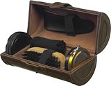Schuhputzset in Kunstleder-Rolle Jona