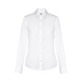 Damen Popelin Bluse Gristeile