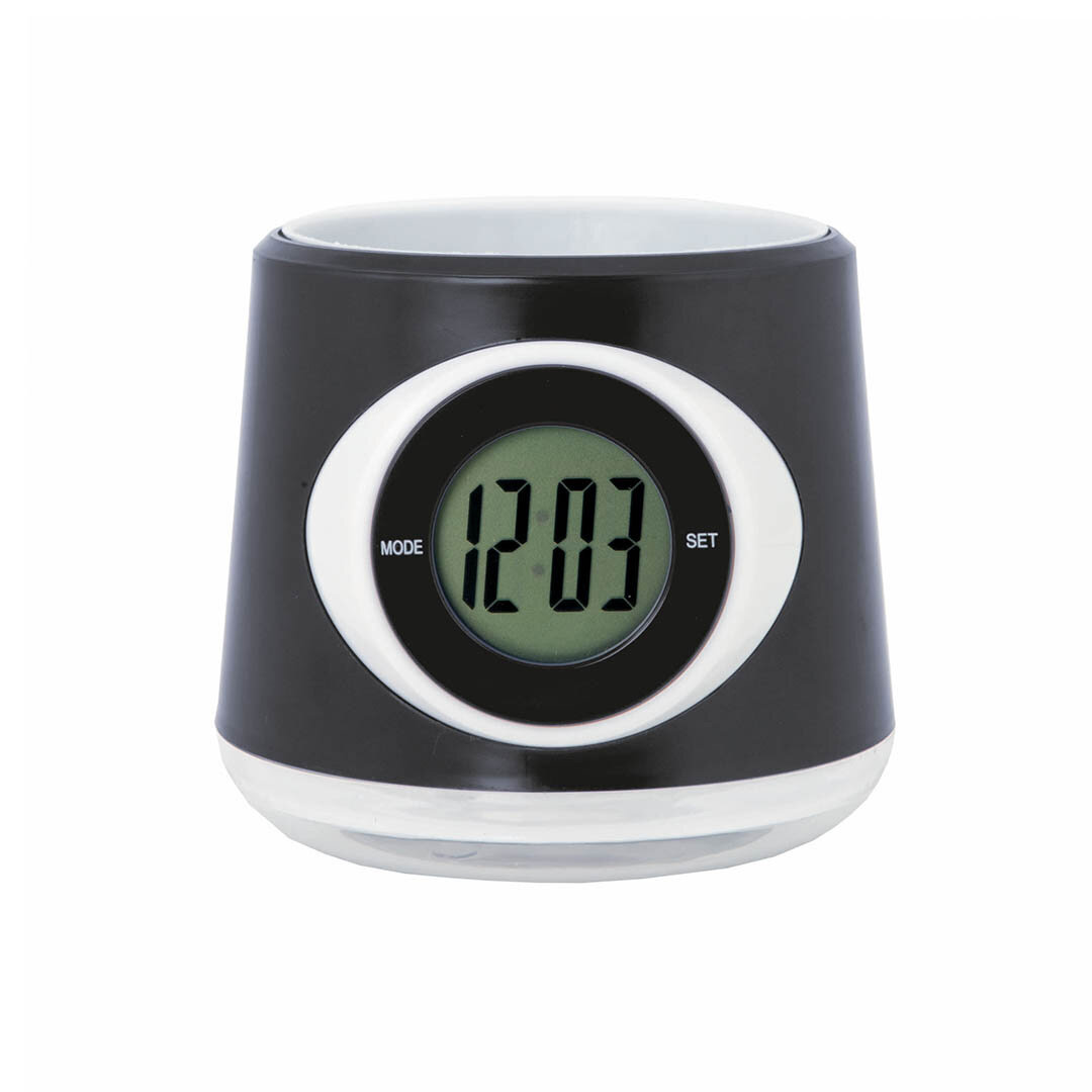 Blumentopf Tischuhr Idlmo