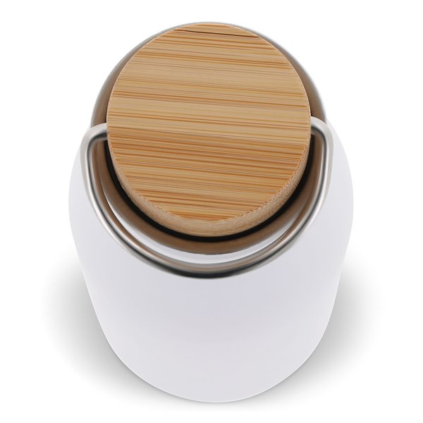 Isolier-Flasche mit Bambusdeckel, 500ml Miriori