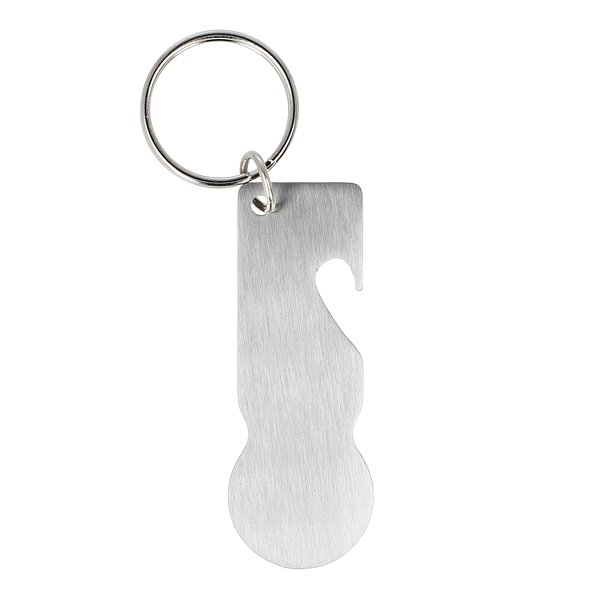 SS Schlüsselanhänger mit Einkaufswagenlöser Emerina