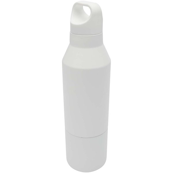 600 ml Isolierflasche und 300 ml Becher aus RCS recyceltem Edelstahl - Lüza