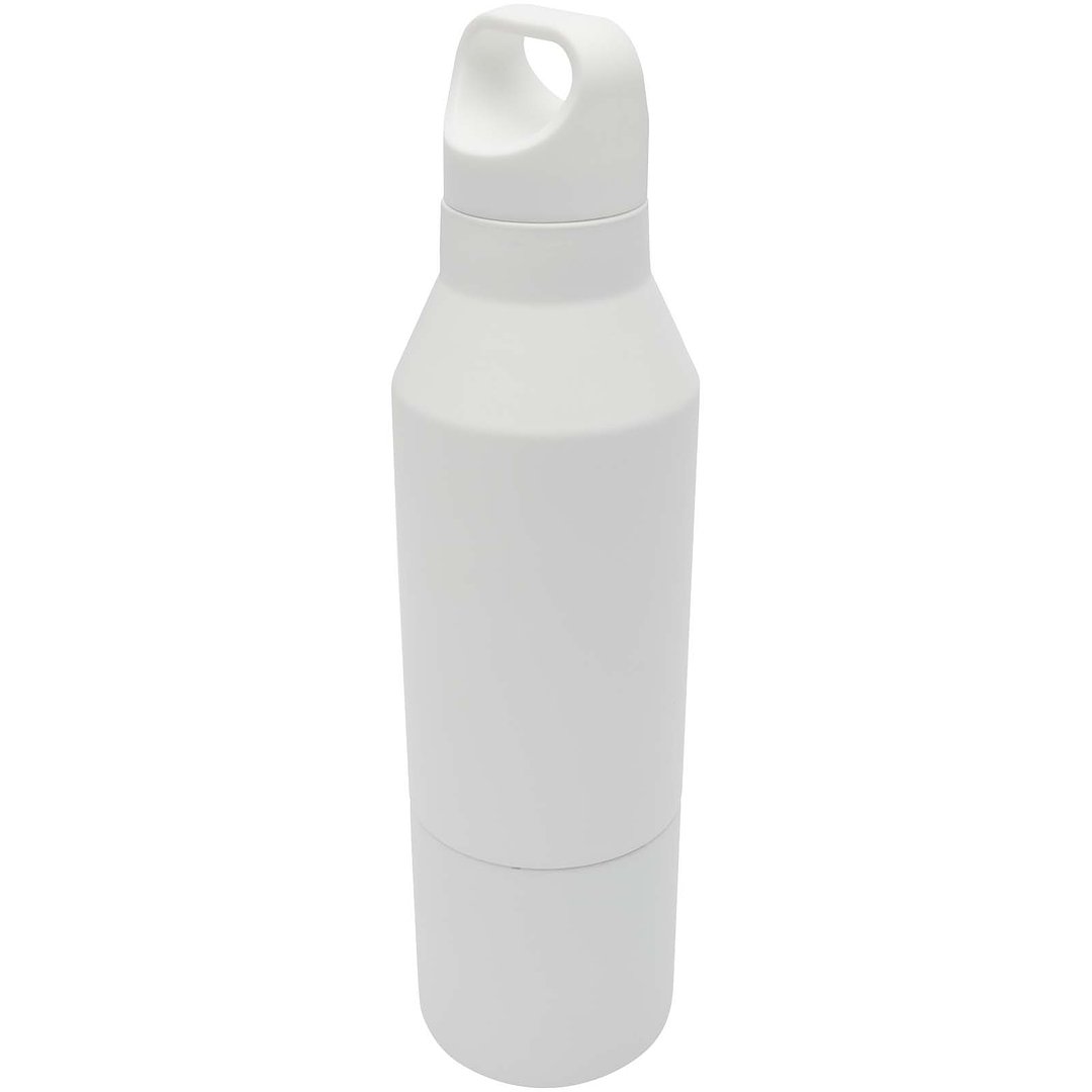 600 ml Isolierflasche und 300 ml Becher aus RCS recyceltem Edelstahl - Lüza