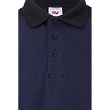 Zweifarbiges Stretch-Piqué-Poloshirt (200 g/m²) mit kurzen Ärmeln, aus Polyester (96 %) und Elastan (4 %) Duricalie