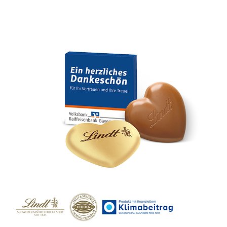 Lindt Herz in Präsentverpackung, 20 g