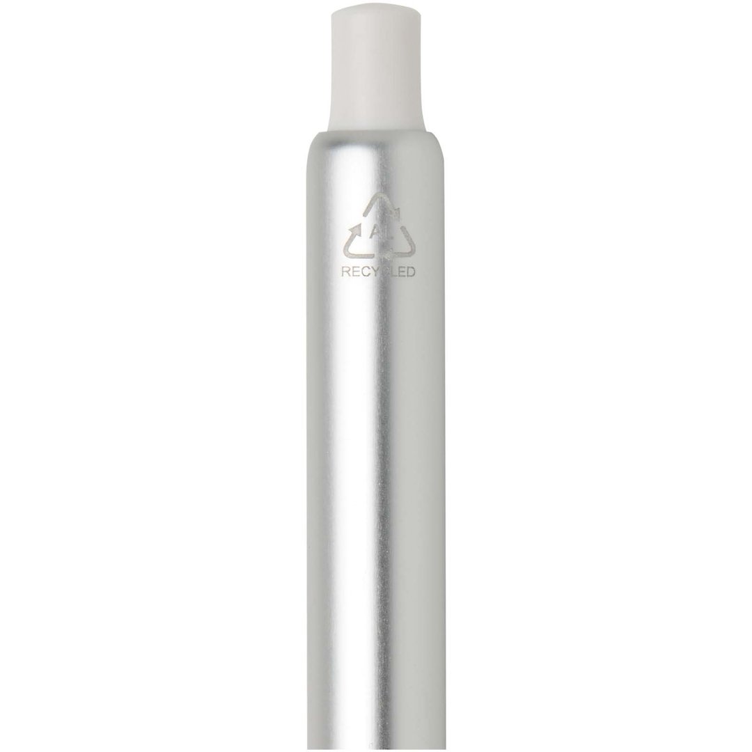 Kugelschreiber aus recyceltem Aluminium mit eloxierter Oberfläche (blaue Tinte) - Aitz