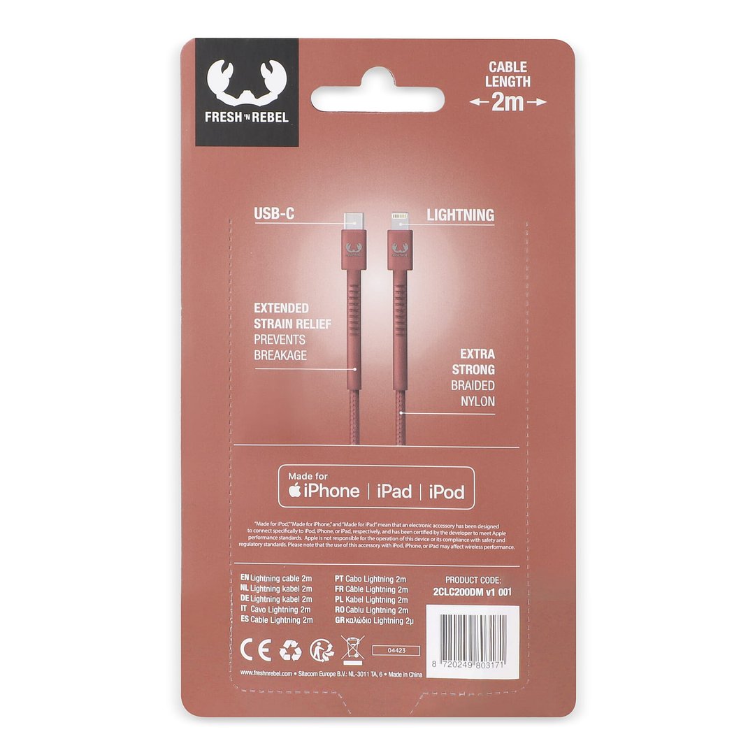 USB-C zu Apple Lightning Kabel 2.0m Helvin