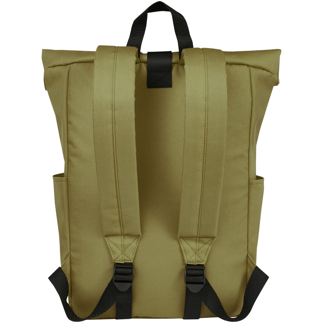 15,6" GRS RPET Roll-Top Rucksack 18 L - Maschtian