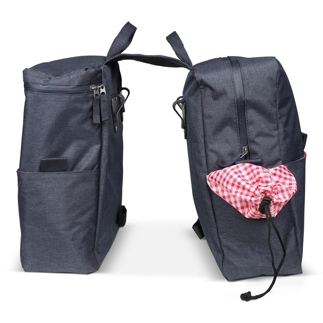 Picknick-Doppel-Fahrradtasche aus R-PET-Material Emenjan