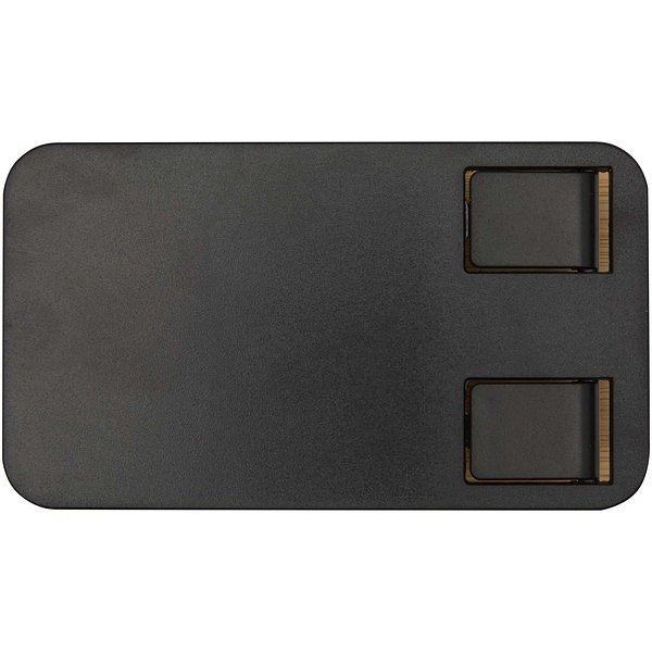 Klappbare Smartphonehalterung aus recyceltem Kunststoff mit Bambusdetails - Vregun