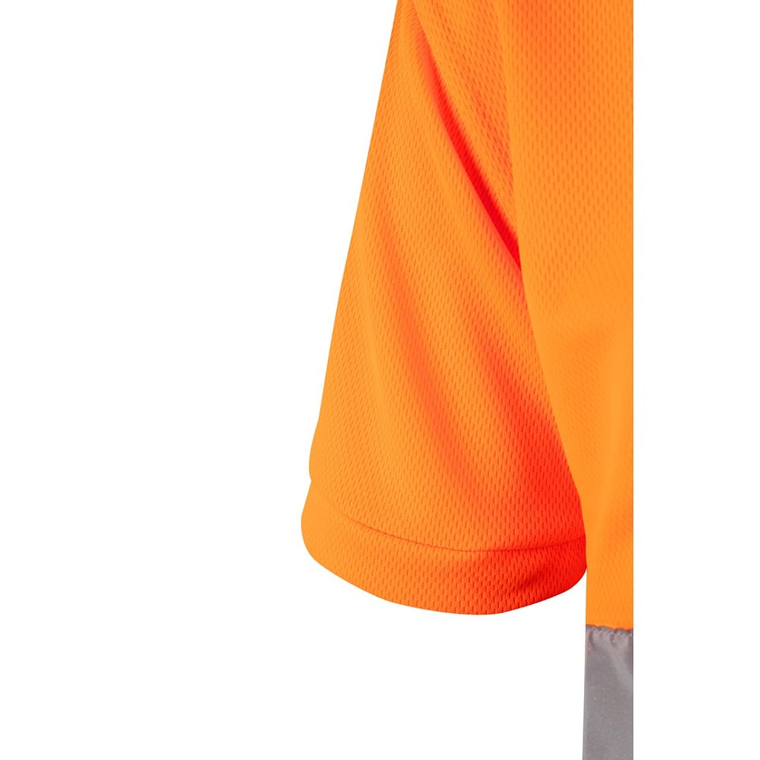 Zweifarbiges Poloshirt im Bird-Eye-Design (160g/m²) mit kurzen Ärmeln, aus Polyester (100%) Mudyli