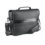 Executive Aktentasche aus Poly-Leder für 14" Laptop Aluona