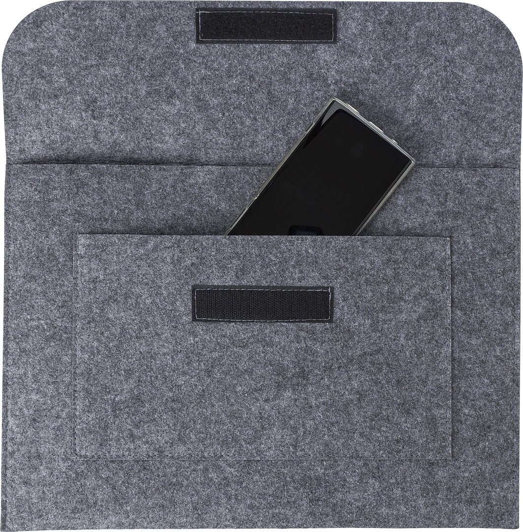 Dokumenthülle Paulan | Recycelter Filz | Klettverschluss