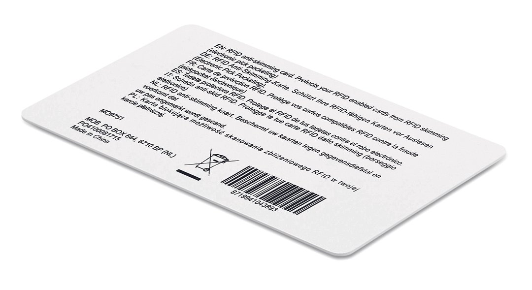 RFID Anti-Skimming Karte Menati