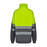 Zweifarbiges Sweatshirt (300g/m²) aus Polyester-Fleece (100%) Linelixli