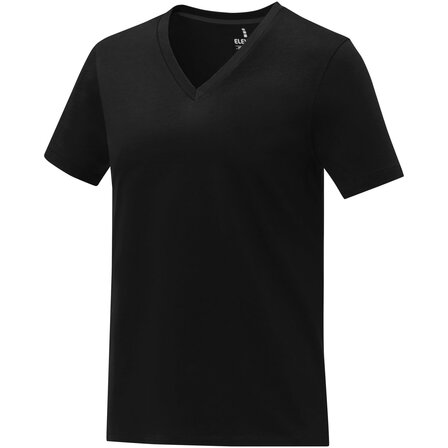T-Shirt mit V-Ausschnitt für Damen - Giafep