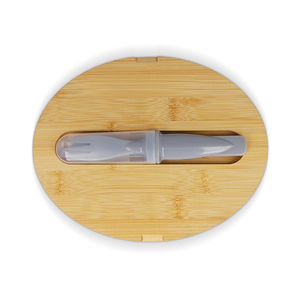 Lunchbox R-PP & Bambus mit Besteck - 1L Paulinga