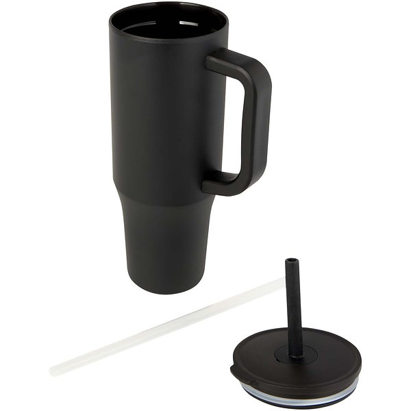 900 ml RCS-zertifizierter Isolierbecher mit Silikon Trinkhalm - Annang
