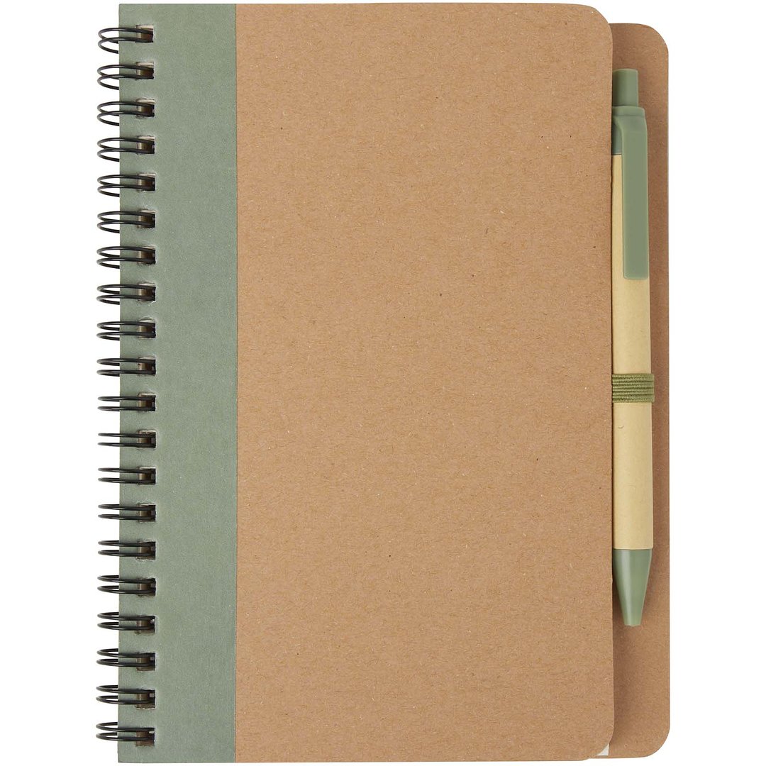 A6 Recycling Notizbuch mit Stift - Dinga