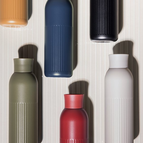 Tekla Push Stahlisolierflasche mit Druckverschluss (recycelt) 500 ml Jonica