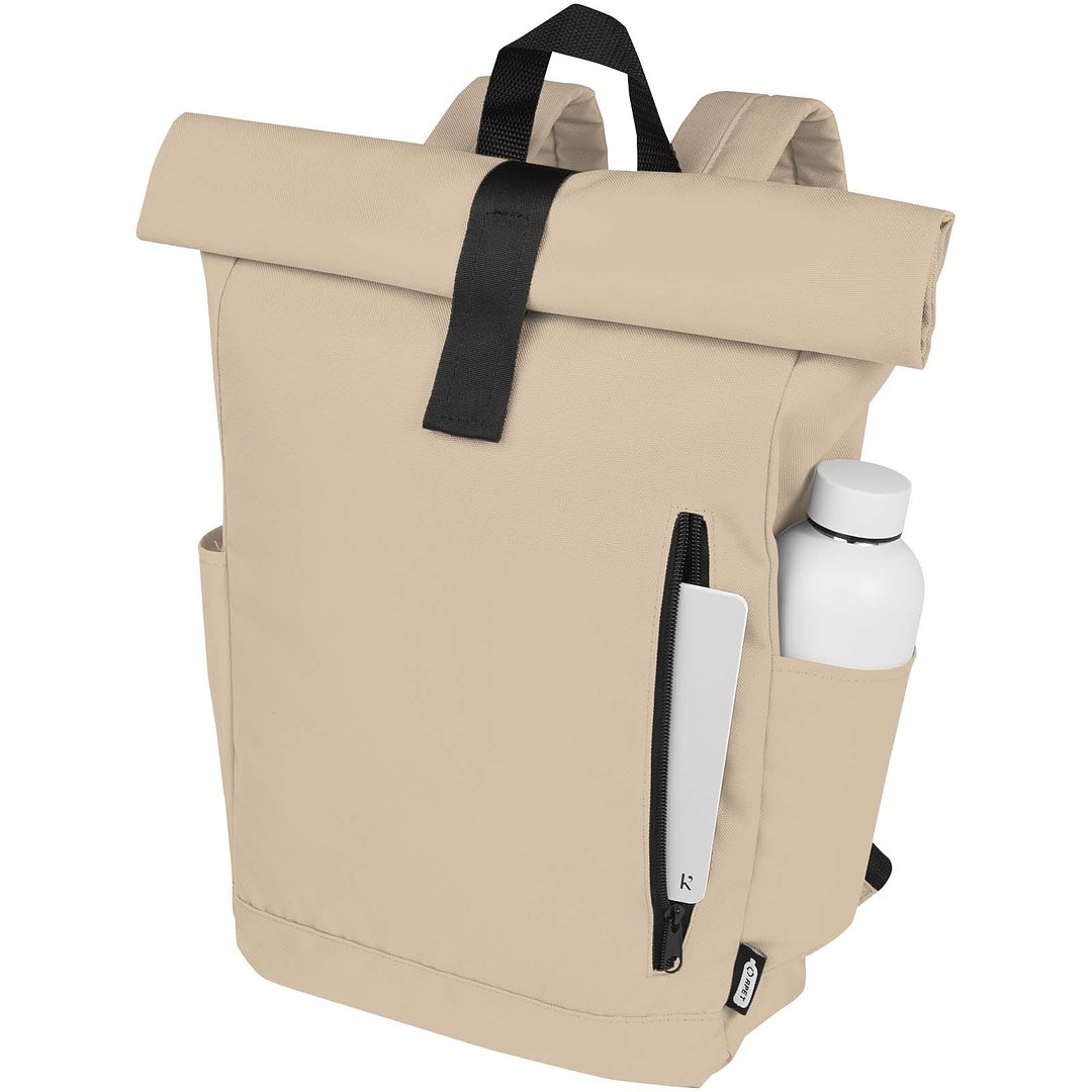 15,6" GRS RPET Roll-Top Rucksack 18 L - Maschtian