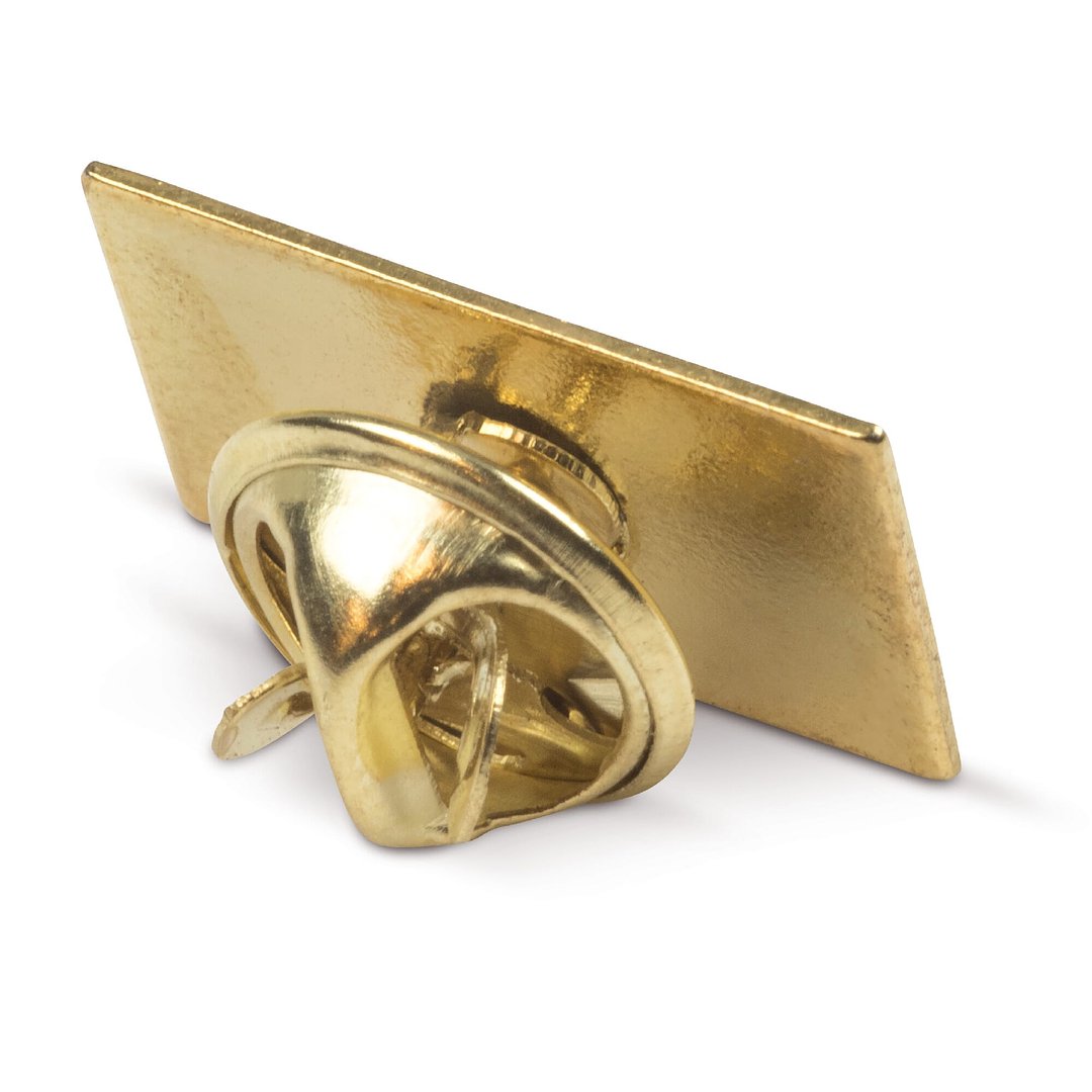 Metall Pin rechteckig 19x13mm Liuat