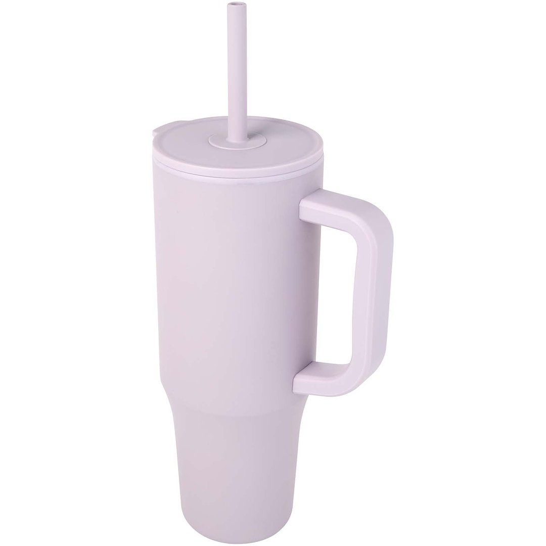900 ml RCS-zertifizierter Isolierbecher mit Silikon Trinkhalm - Annang