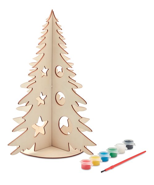 DIY Weihnachtsbaum aus Holz Beth