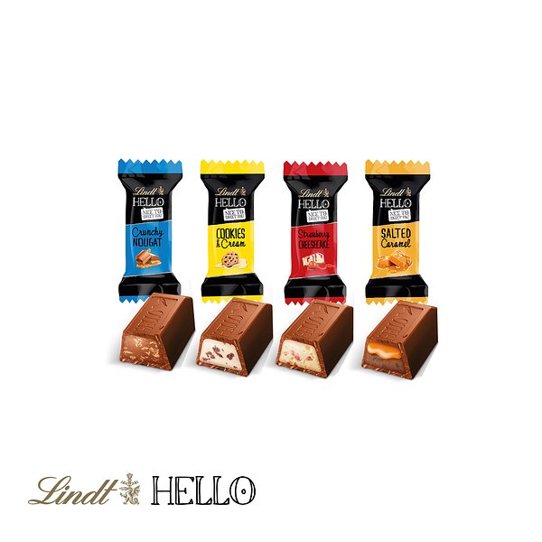 3D Präsent "Haus" mit Lindt HELLO