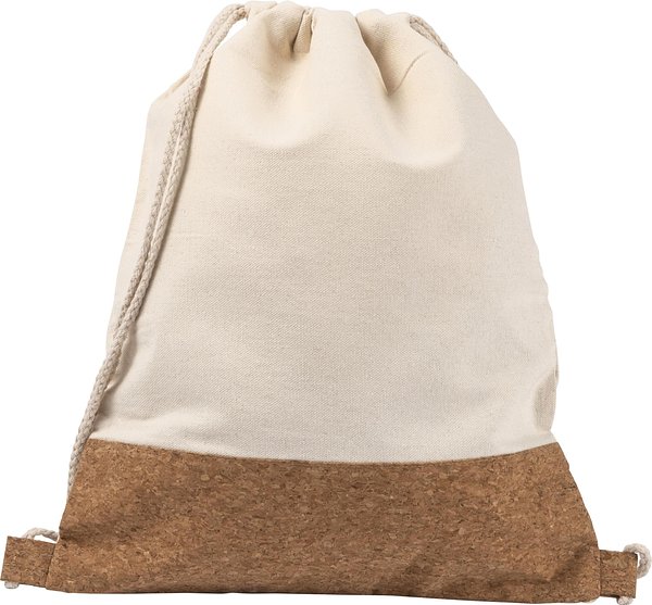 Rucksack Badritas | Baumwolle 250 g/m² | Kork | 1,2 l