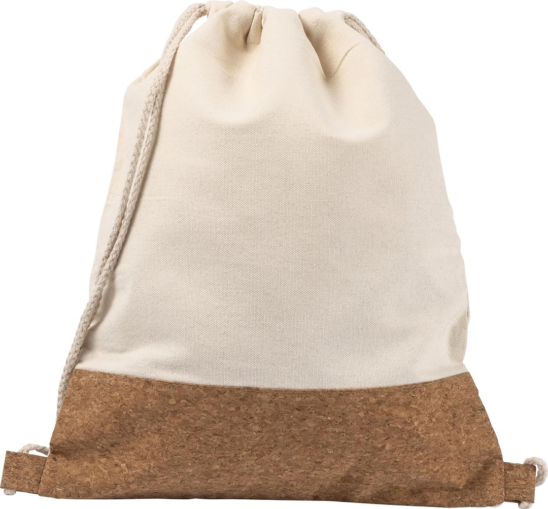 Rucksack Badritas | Baumwolle 250 g/m² | Kork | 1,2 l