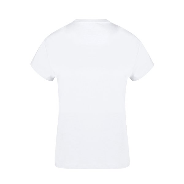 Erwachsene Frauen Weiss T-Shirt Idiyo