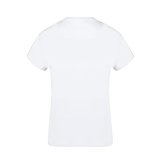 Erwachsene Frauen Weiss T-Shirt Idiyo