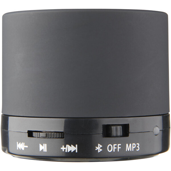 Zylinder Bluetooth® Lautsprecher mit gummierter Oberfläche - Nolfat