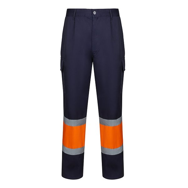 Zweifarbige Hose aus Twill (190g/m²), Baumwolle (20%) und Polyester (80%) Menatri