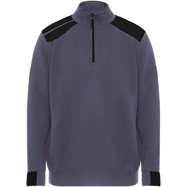 Pullover für Herren mit halbem Reissverschluss, 280 g/m2 - Anns