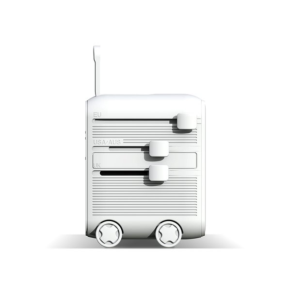 Luggie GaN Weltreise-Adapter-Trolley Orethla