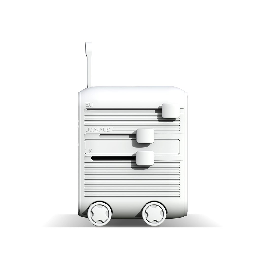 Luggie GaN Weltreise-Adapter-Trolley Orethla