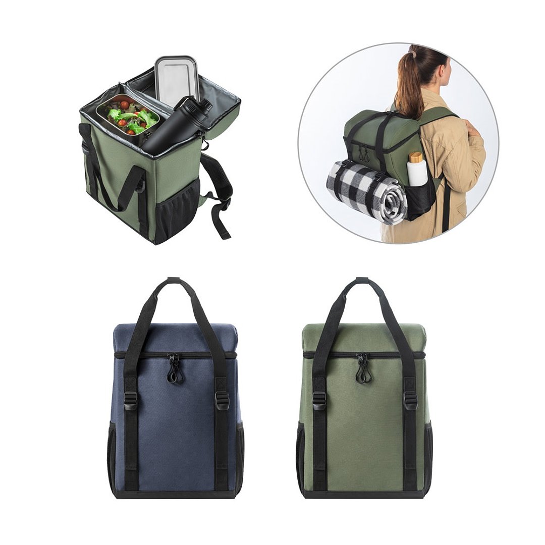 Gepolsterter Thermorucksack aus 600D rPET und Ripstop Benellia