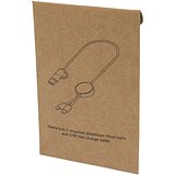 30 cm 5-in-1 Kabel aus recyceltem Kunststoff für Datenübertragung und 27W Schnellladung - Hate