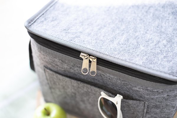 Kühltasche Rueld | Recycelter Filz | Aluminiumfolien-Innenfutter