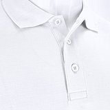 Erwachsene Weiss Polo-Shirt Idlot